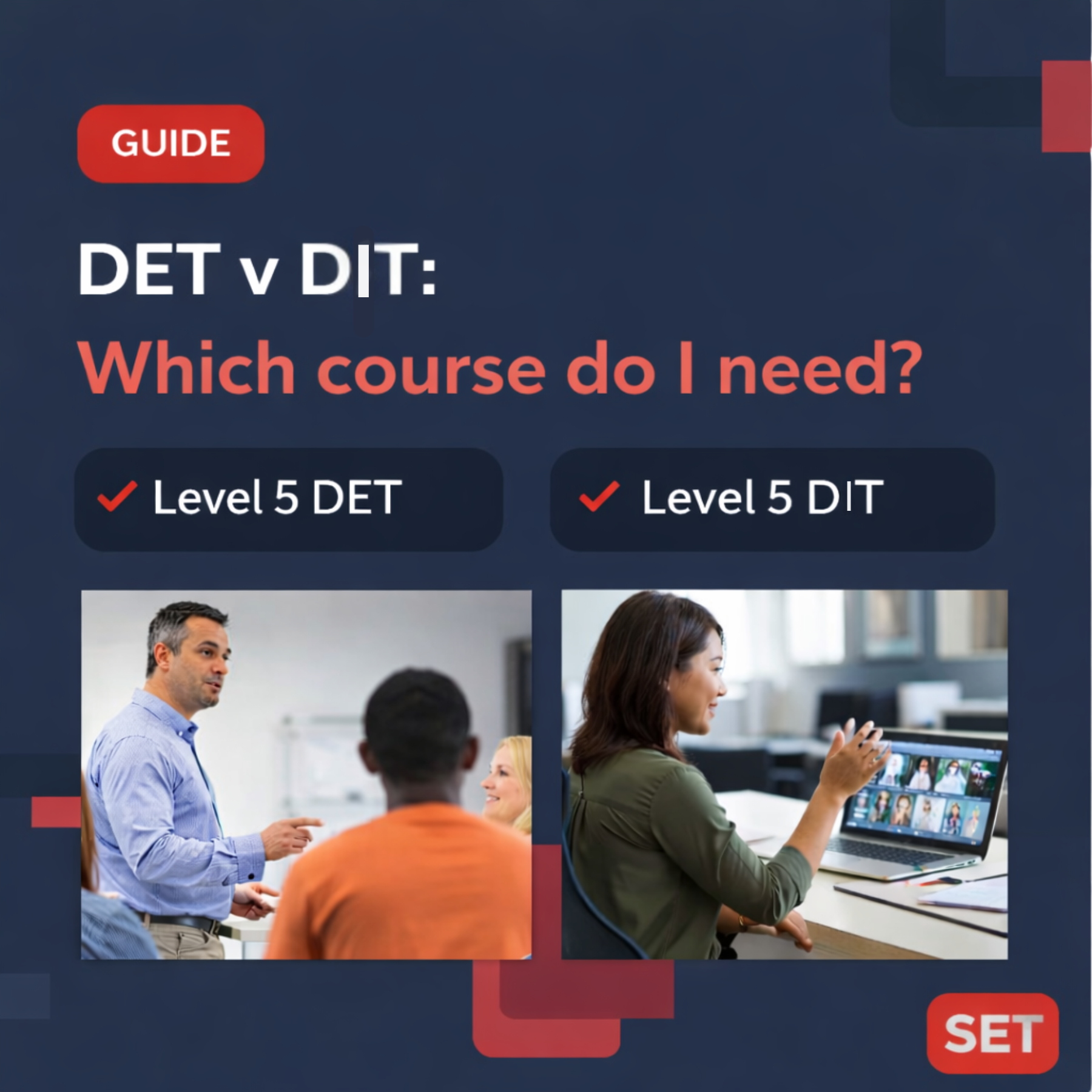 DET v DIT: Which course do I need? – 5stareducation.co.uk