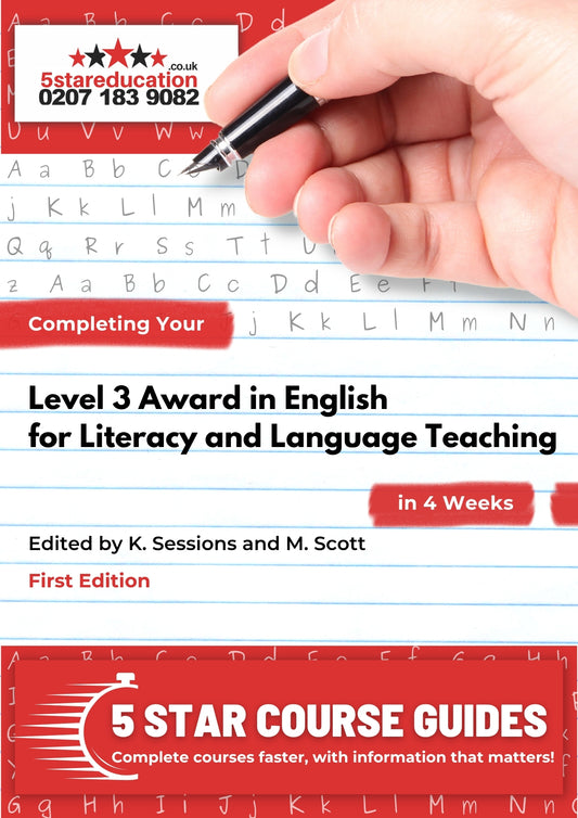 Completing Your Level 3 Award in English for Literacy and Language Teaching in 4 Weeks