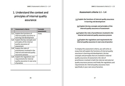 Completing Your Level 4 Award in Internal Quality Assurance in 4 Weeks