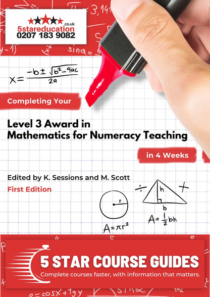Completing Your Level 3 Award in Mathematics for Numeracy Teaching in 4 Weeks