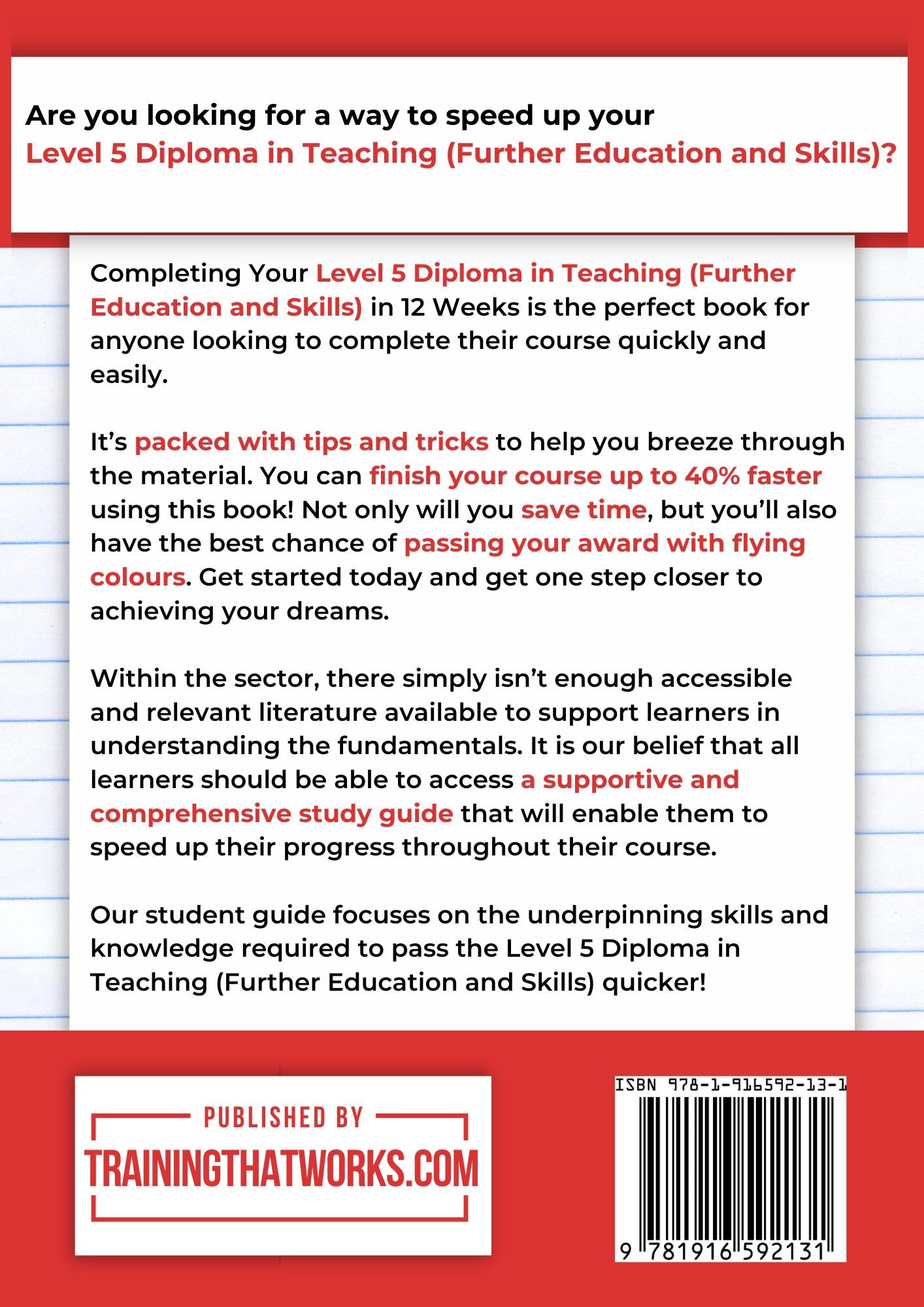 Completing Your Level 5 Diploma in Teaching (Further Education and Skills) Course Guide