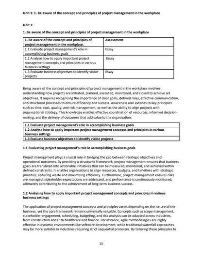 Completing Your Level 7 Diploma in Project Management