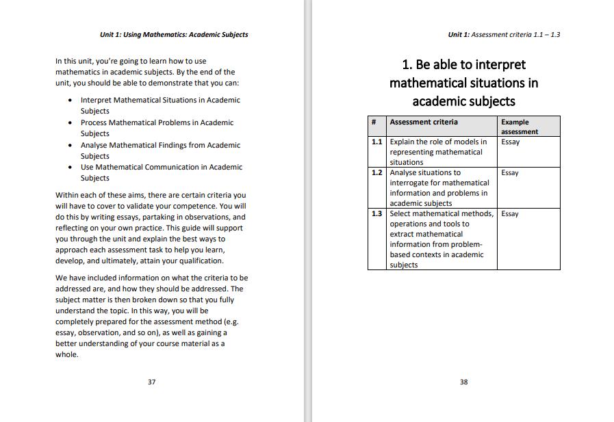 Completing Your Level 3 Award in Mathematics for Numeracy Teaching in 4 Weeks