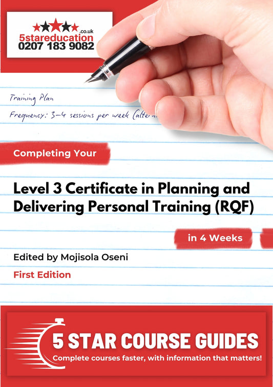 Level 3 Certificate in Planning and Delivering Personal Training e-book