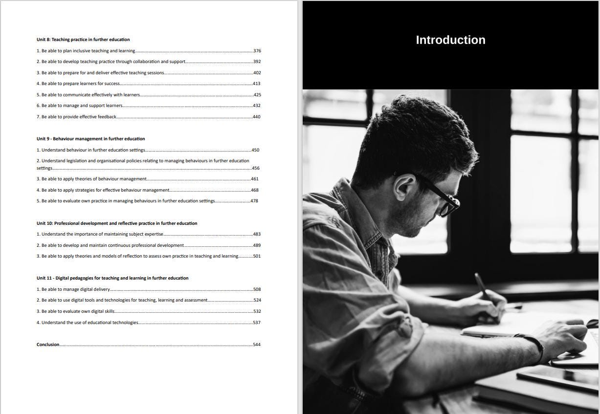 Completing Your Level 5 Diploma in Teaching (Further Education and Skills) Course Guide