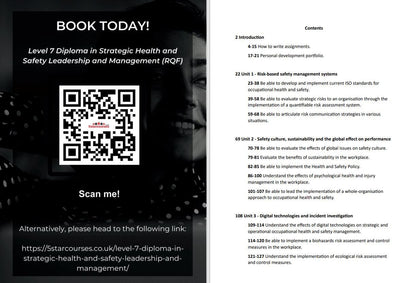Completing Your Level 7 Diploma in Strategic Health and Safety Leadership and Management in 12 Weeks