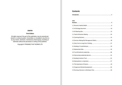 BAMTM The Operational Guide to Managing Your Business