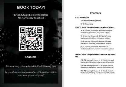 Completing Your Level 3 Award in Mathematics for Numeracy Teaching in 4 Weeks