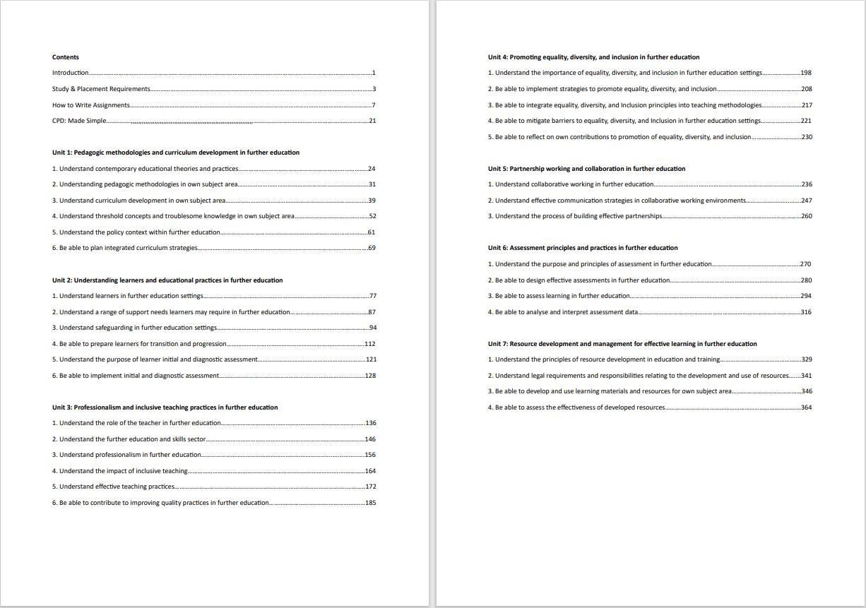 Completing Your Level 5 Diploma in Teaching (Further Education and Skills) Course Guide