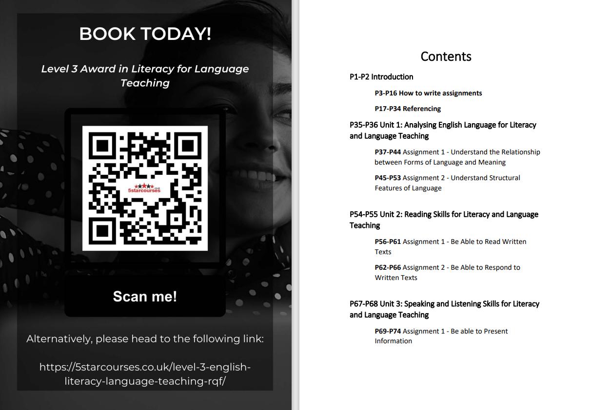 Completing Your Level 3 Award in English for Literacy and Language Teaching in 4 Weeks