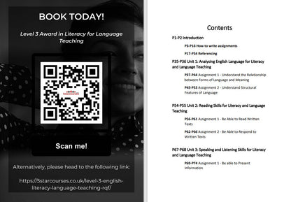 Completing Your Level 3 Award in English for Literacy and Language Teaching in 4 Weeks