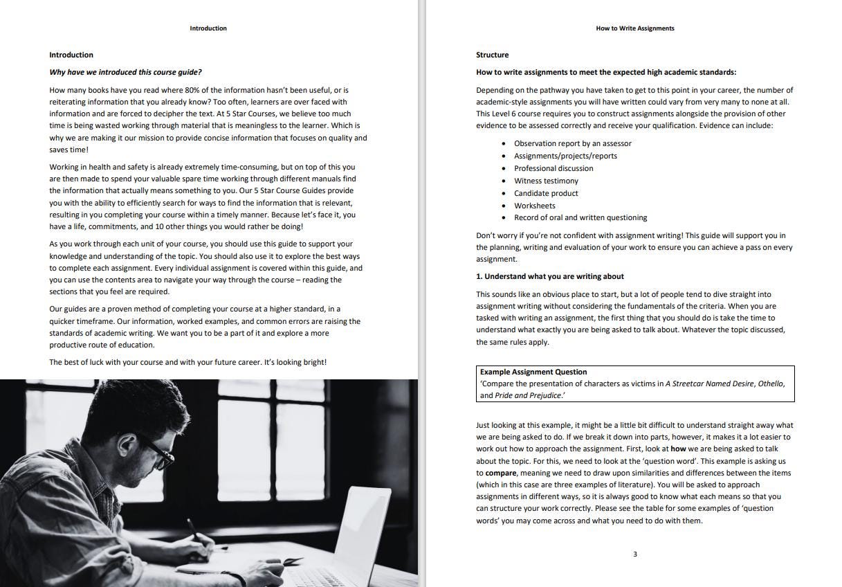 Completing Your Level 6 NVQ Diploma in Occupational Health & Safety Practice in 12 Weeks