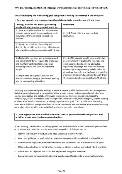 Completing Your Level 6 NVQ  Diploma in Construction Site Management