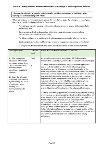 Completing Your Level 6 NVQ  Diploma in Construction Site Management